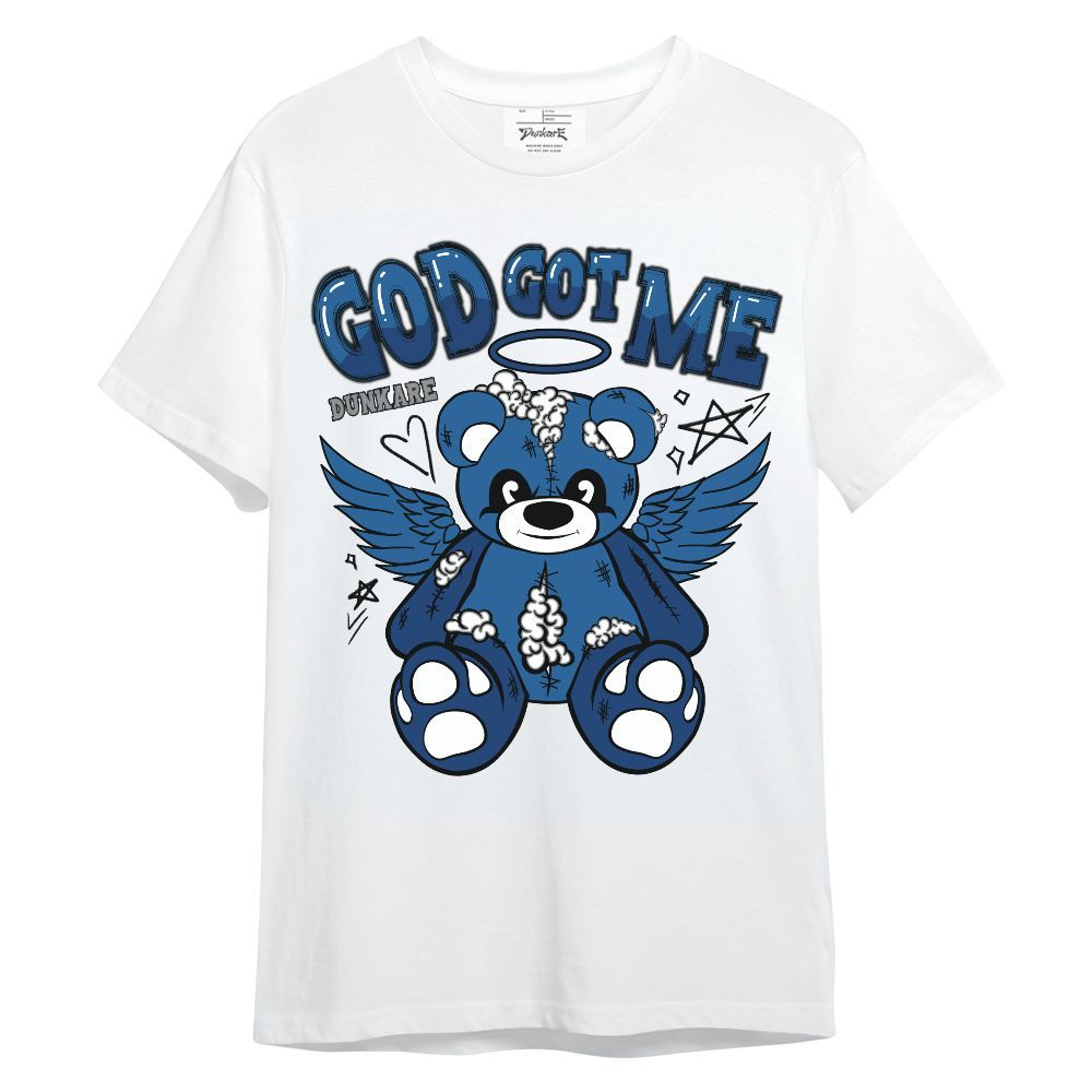 Shirt To Match French Blue 13s - Gods Guides Me Bear Unisex Shirt