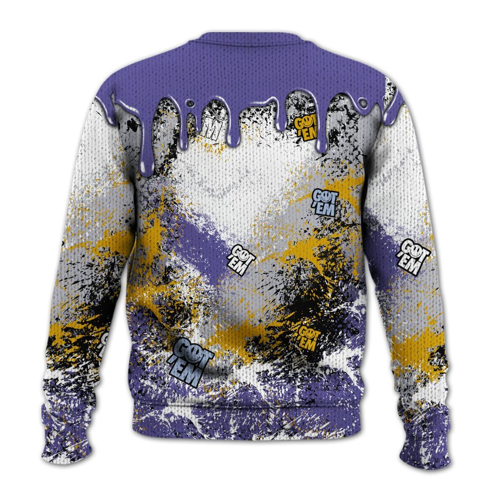 Sweater To Match Lakeshow 4s - Dripping 23 Drip Graphic