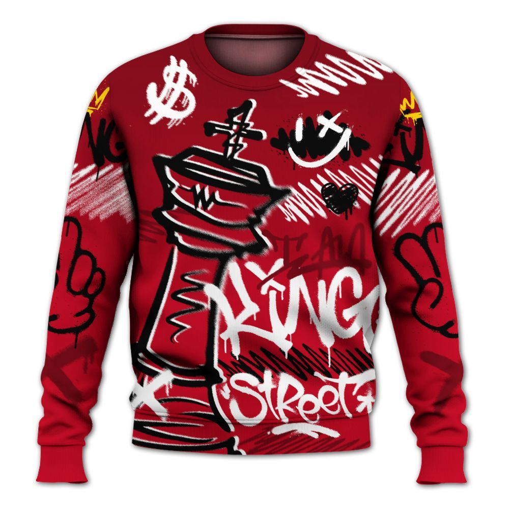Sweatshirt To Match Cortez GS Valentine's Day - Street King Chess Streetwear All Over Print