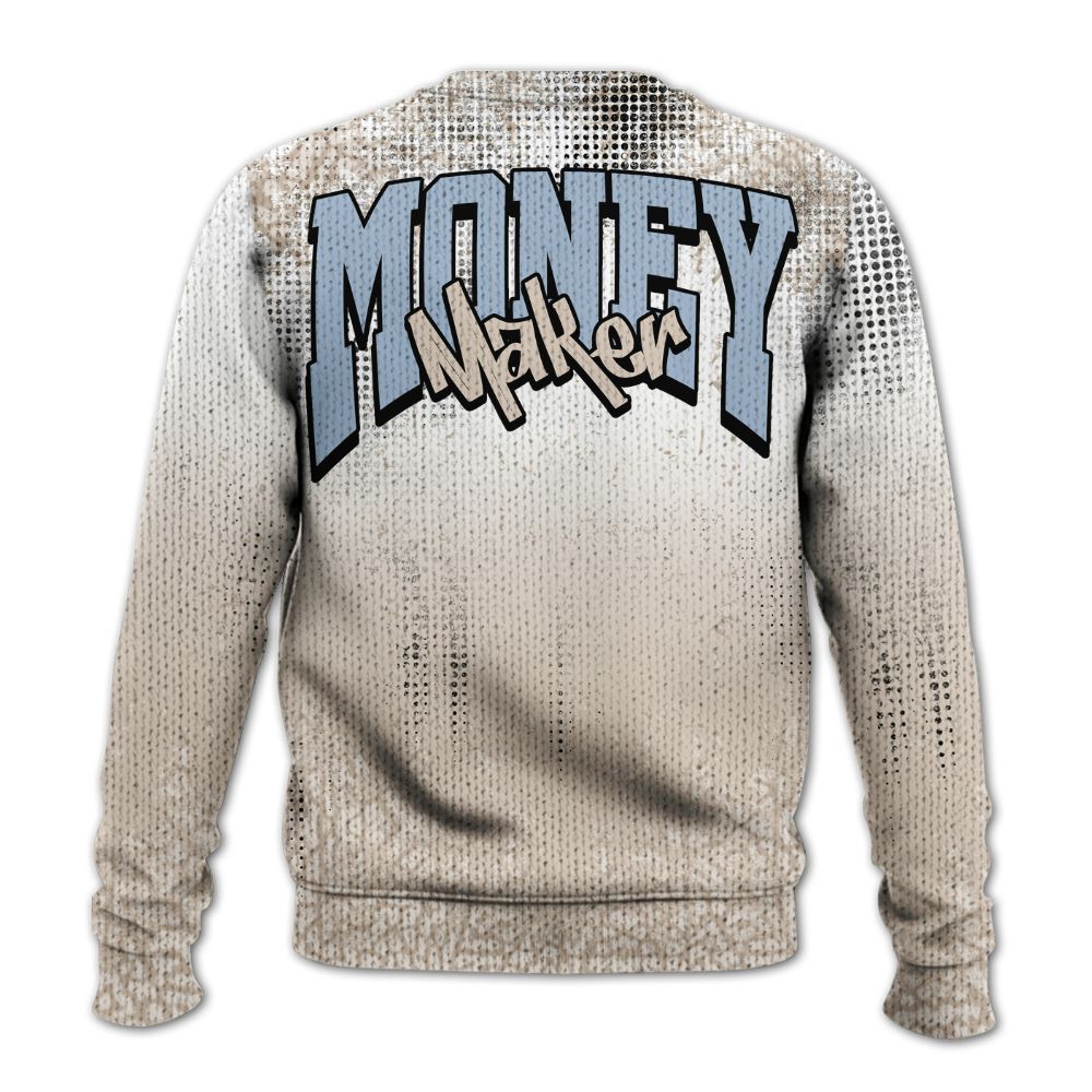Sweater To Match Desert Sand 3s - Move In Silence Money Street Retro Graphic