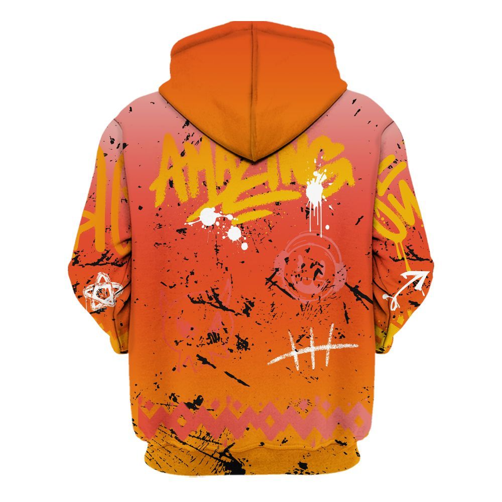 Hoodie To Match Dunk High Candy Corn - Friday Sneaker Crayon All Over Print