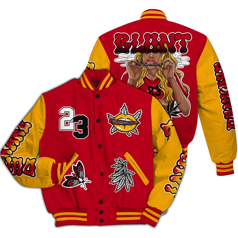 Varsity Jacket To Match Cardinal 7s - Bluntz Unique All Over Print