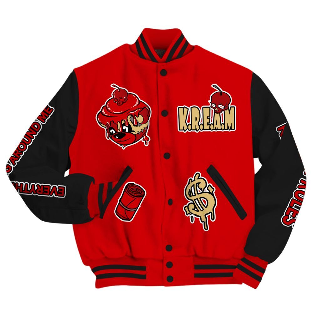 Varsity Jacket To Match Ja 2 Halloween - Loot Bear All Over Print