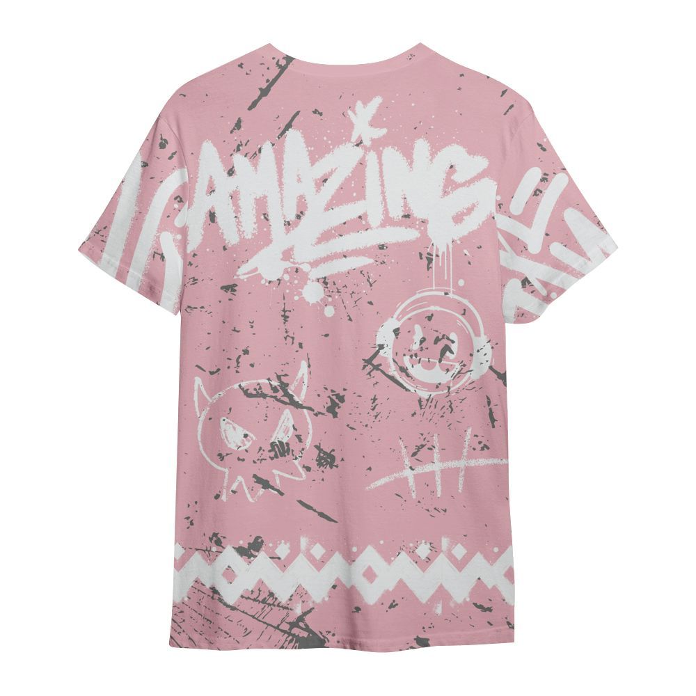 Shirt To Match Air Max DN Pink Foam - Friday Sneaker Crayon All Over Print