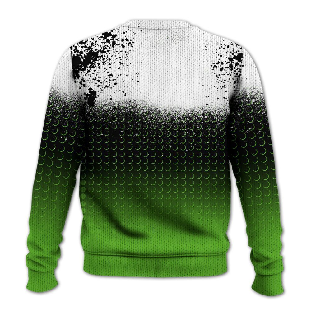 Knitted Sweater To Match Air Foamposite One Volt - Halftone Time Is Money