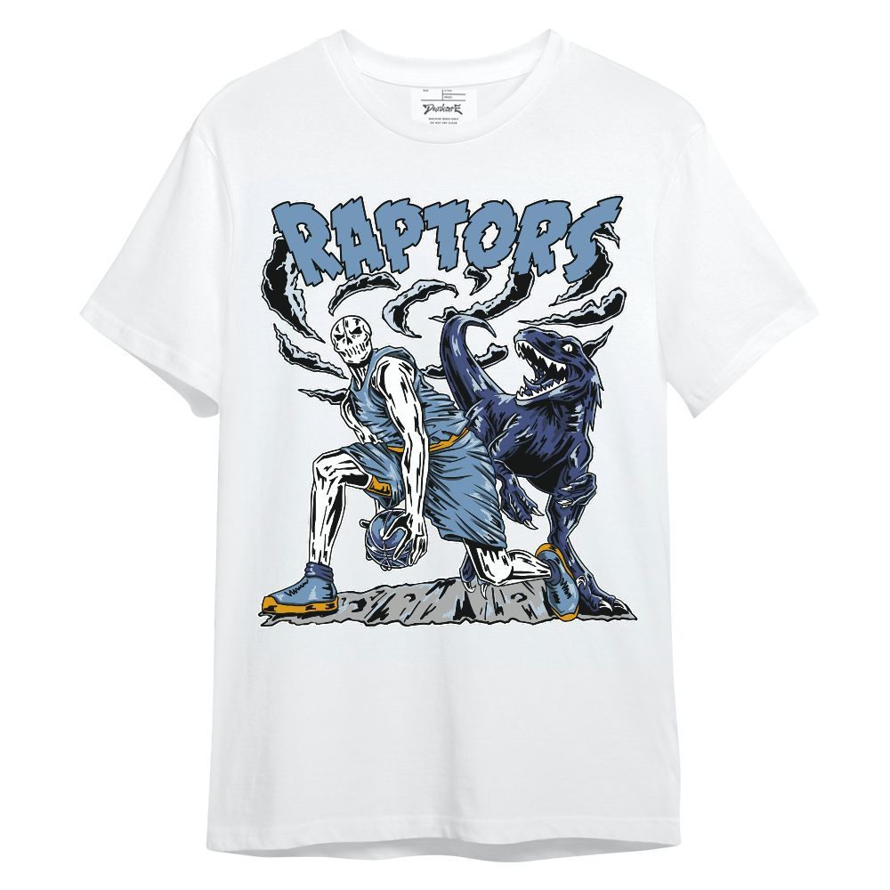 Shirt To Match High OG First In Flight 1s - Raptors Skeleton Unisex Shirt