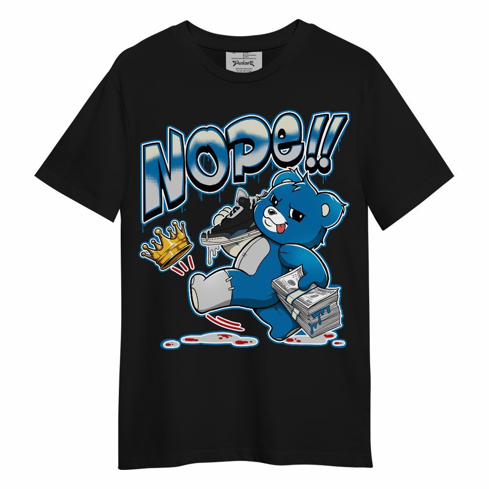 Shirt To Match Rare Air 3s - No Kings Bear Graphic