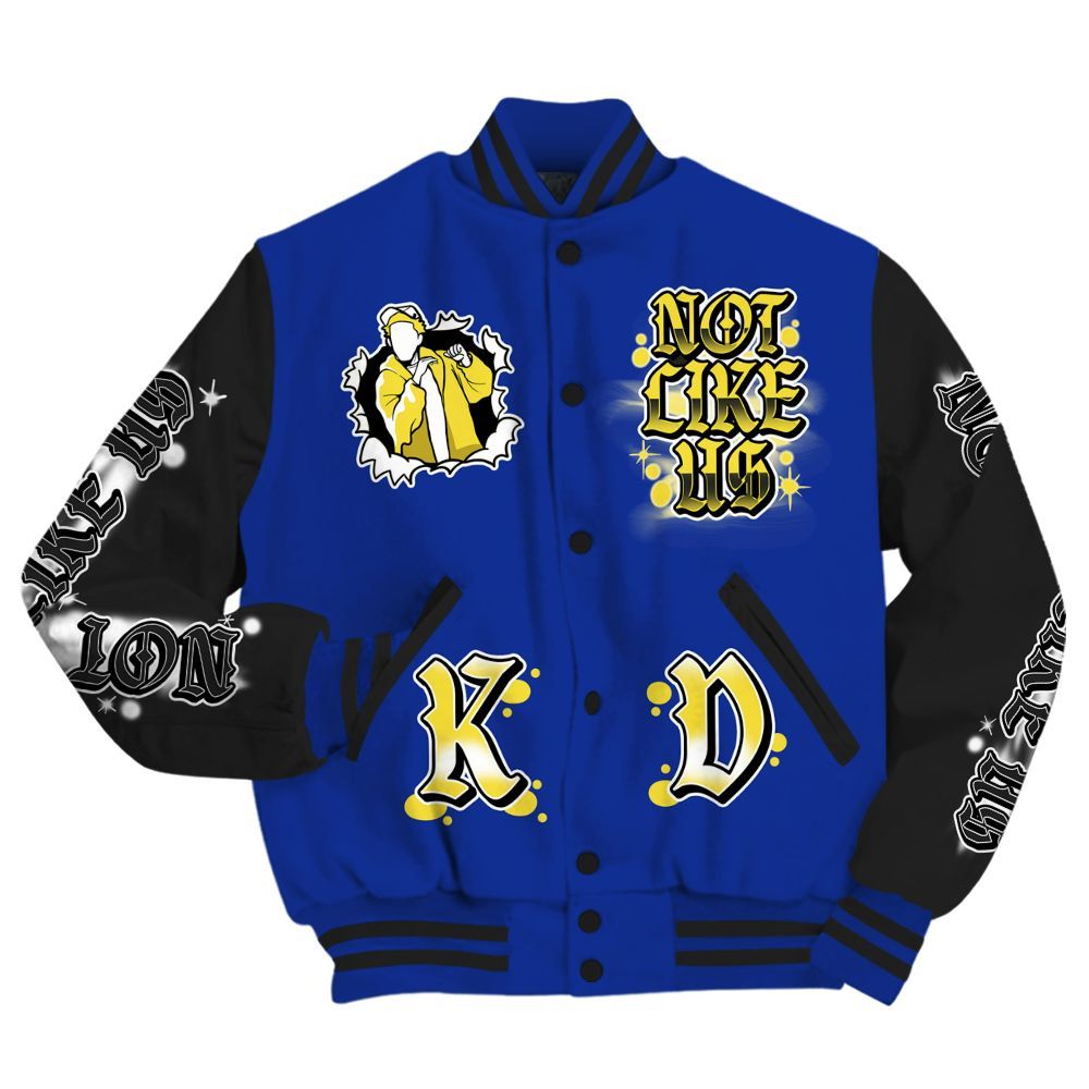 Varsity Jacket To Match Laney 14s - None Like Us Graphic All Over Print