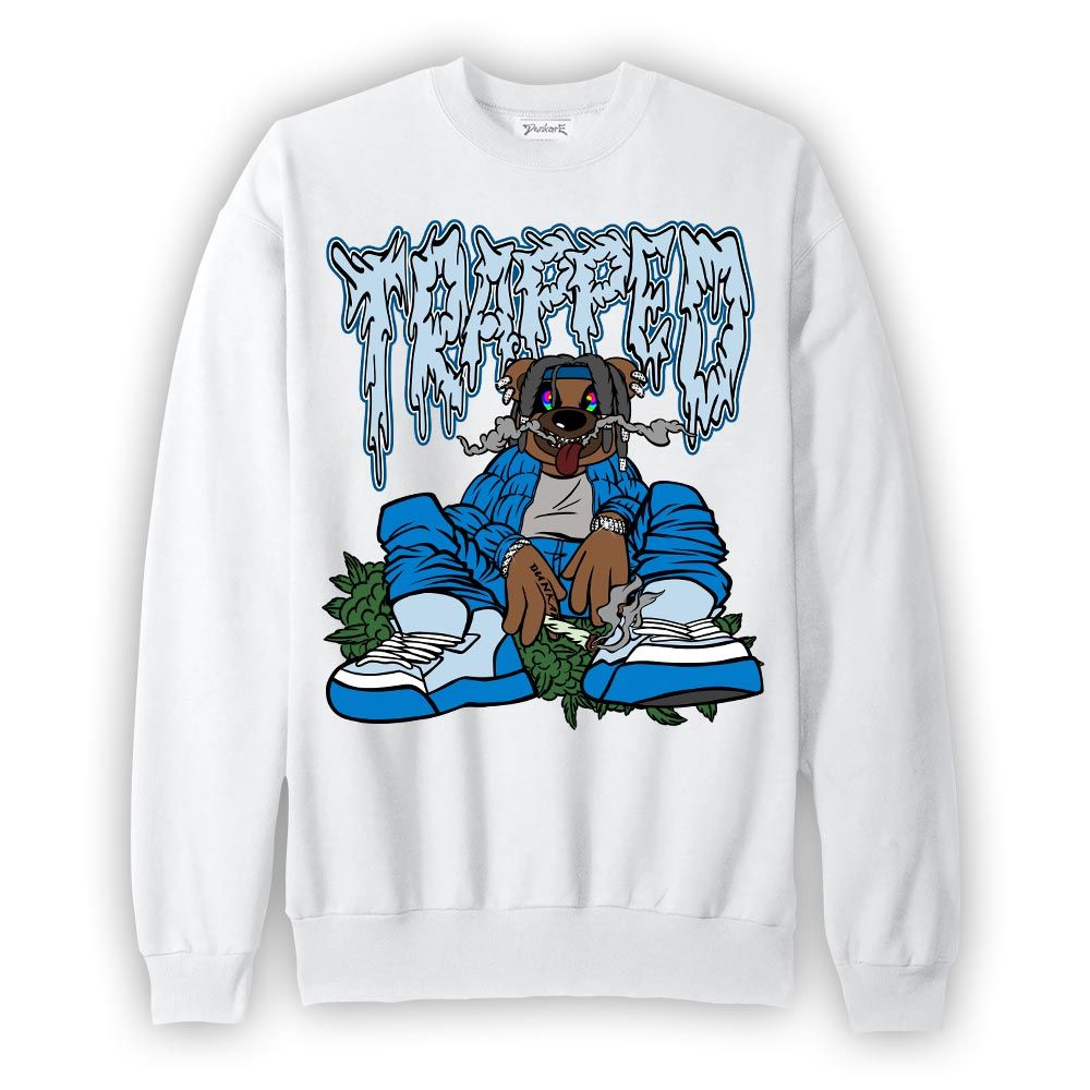Sweatshirt To match Industrial Blue 4s Sweatshirt - Imprisoned Bear Graphic