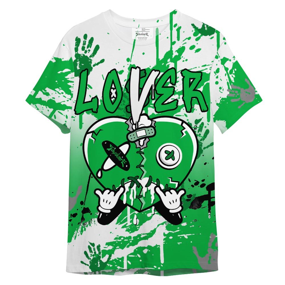 Shirt To Match Shirt Streetwear Loser Lover Drip Heart, Lucky Green 5s T-- To Match Sneaker Lucky Green 5s Graphic Tee NCT