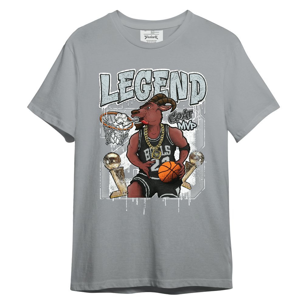 Shirt To Match Black Wolf Grey 12s - 23 Goat JD Graphic