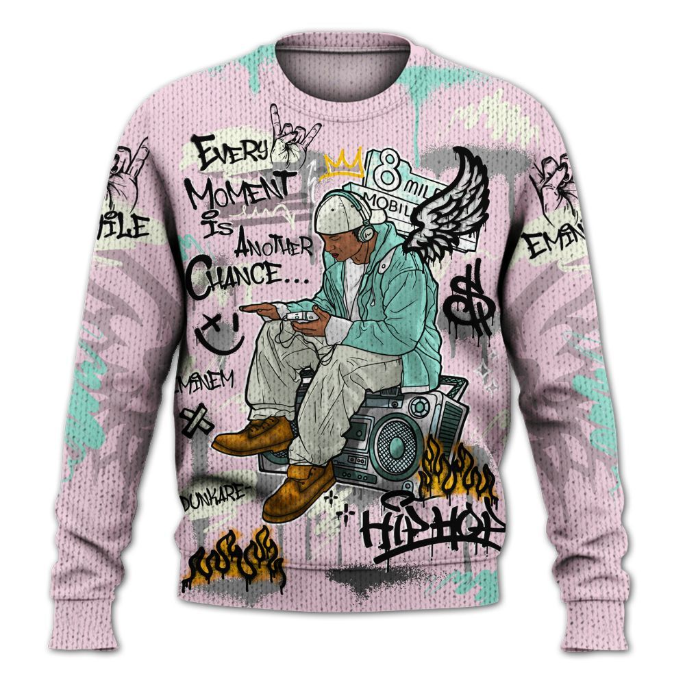 Sweater To Match Retro Easter 5s - 8Mile Movie Graffiti Graphic