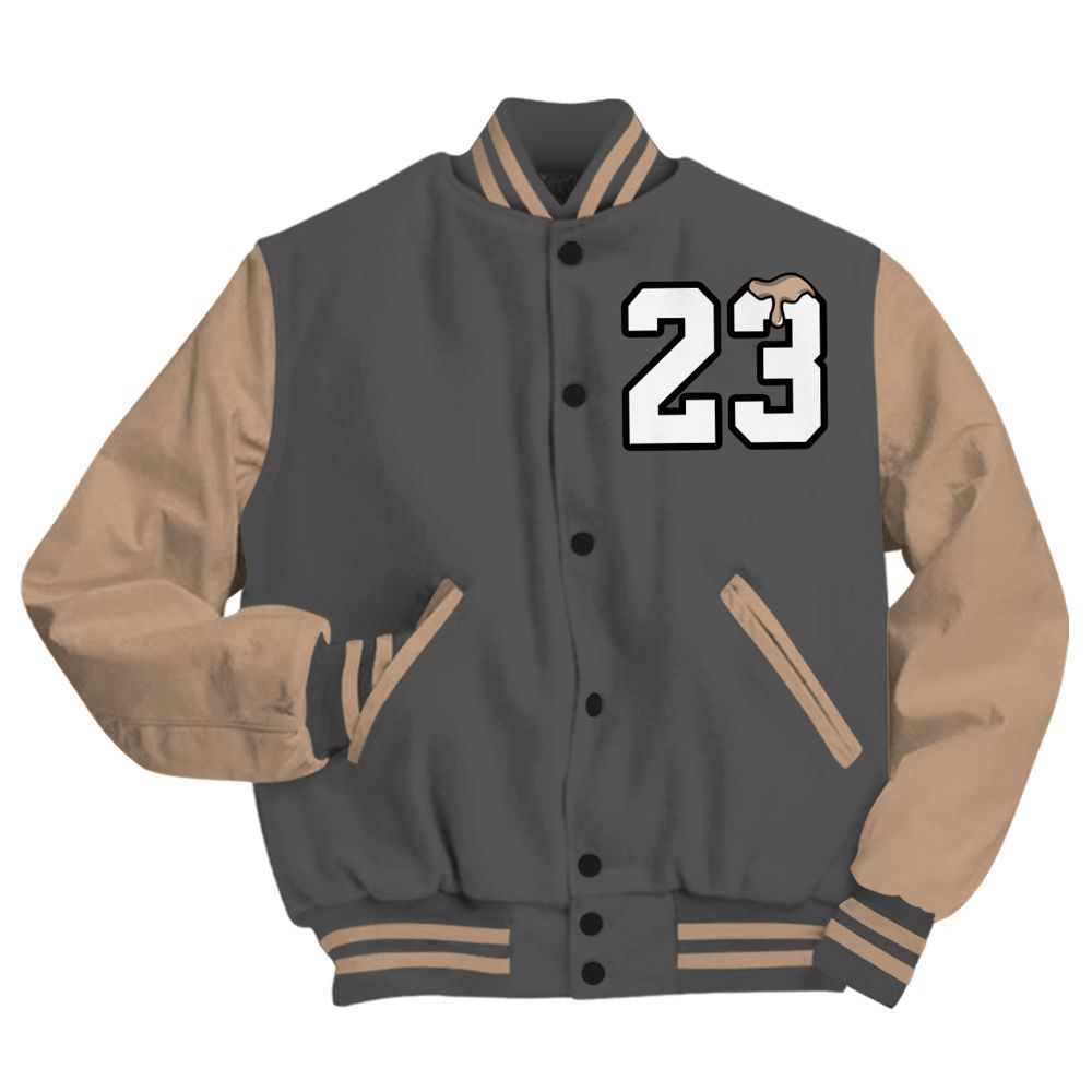 Varsity Jacket To Match Kobe 9 EM Mamba - Custom Name Number 23 Drip All Over Print