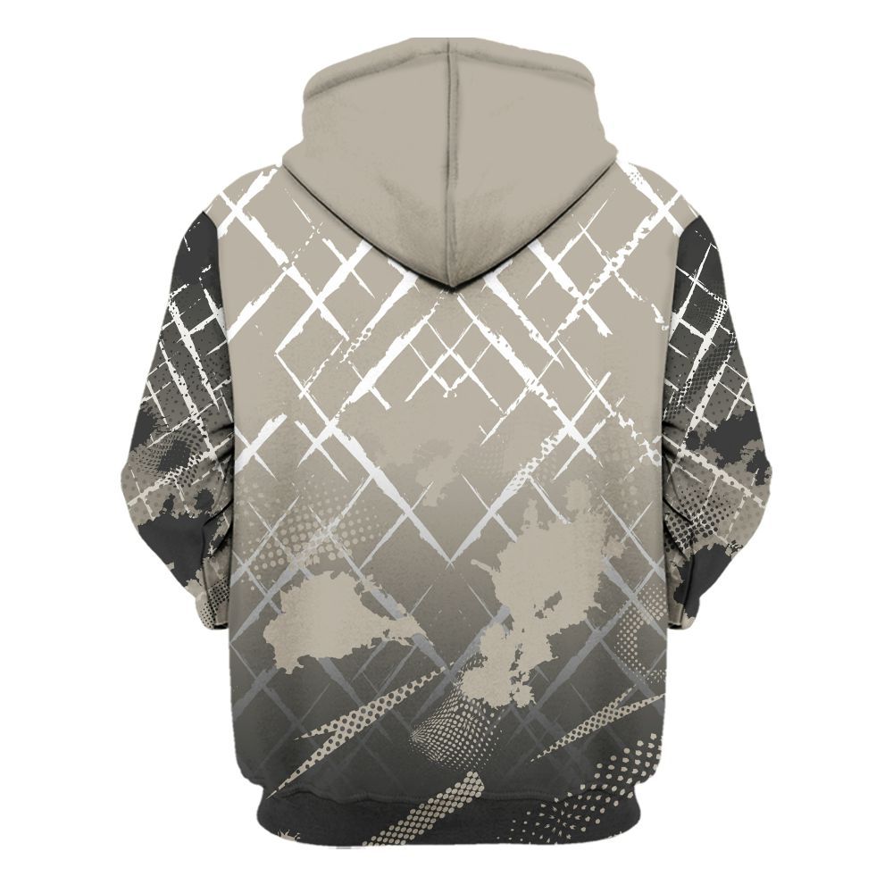 Hoodie To Match RM Light Bone 4s - Halftone Stand Business Dripping All Over Print
