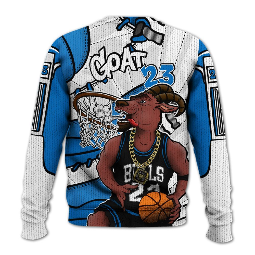 Sweater To Match Blueberry 12s - Number 23 Style 12s Graphic