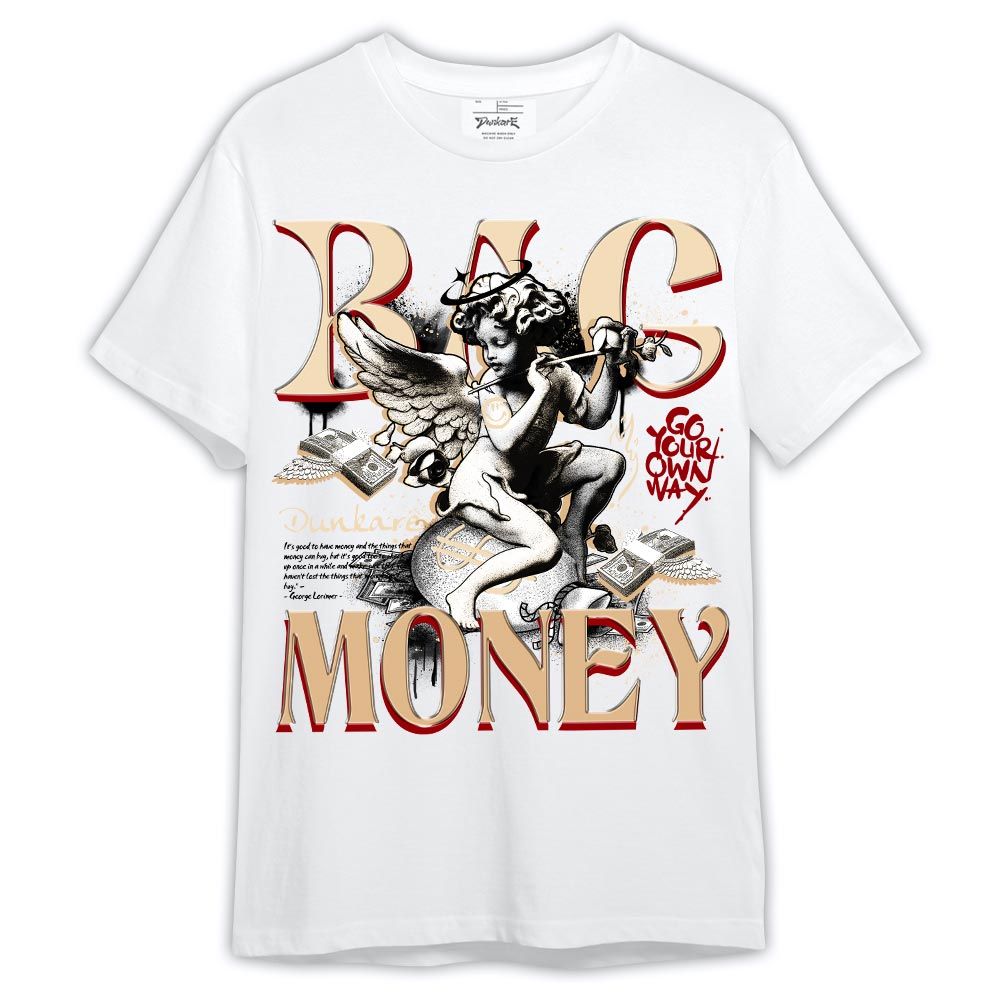 Shirt To Match Dunk Low Strawberry Waffle - Bag Money Retro Shirt Outfit