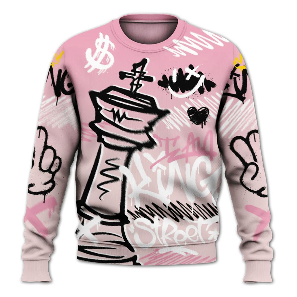 Sweatshirt To Match Dunk Low KD 17 Aunt Pearl - Street King Chess Streetwear All Over Print