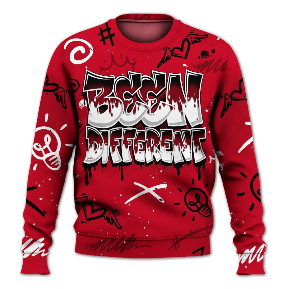 Sweatshirt To Match Cortez GS Valentine's Day - Drip Built Di2ferent All Over Print