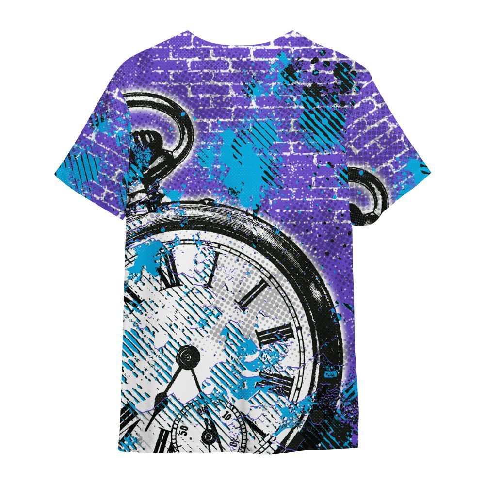 Shirt To Match Retro Aqua 8s - Dirty Time Is Money All Over Print