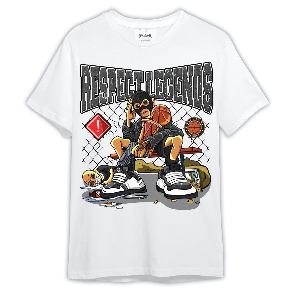 Shirt To Match Reverse Oreo 6s - Respect Legends Basketball Shirt Outfit 1005 TCD