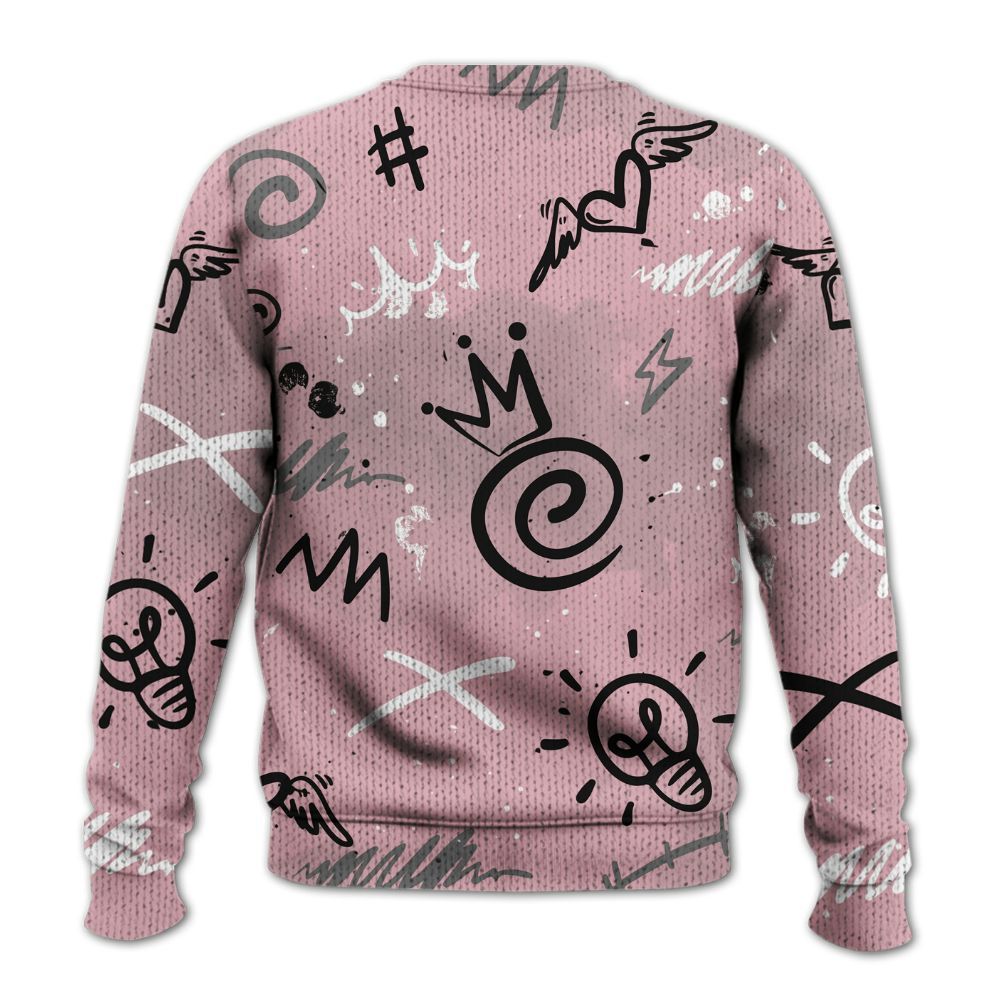 Knitted Sweater To Match Air Max DN Pink Foam - Drip Been Di2ferent