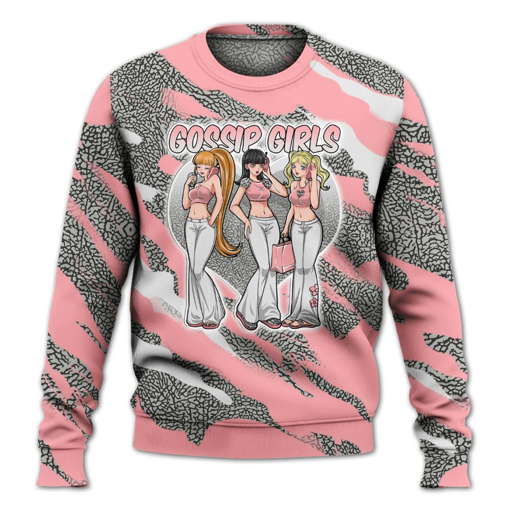 Sweatshirt To Match Retro Wings 3s - Gossip'Girls All Over Print