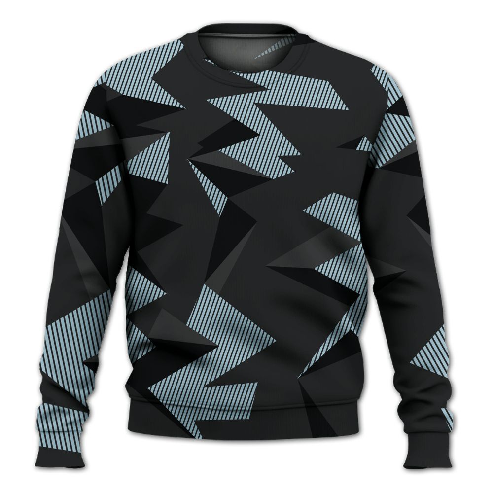 Sweatshirt To Match Chambray 7s - Geometric Camouflage Pattern All Over Print