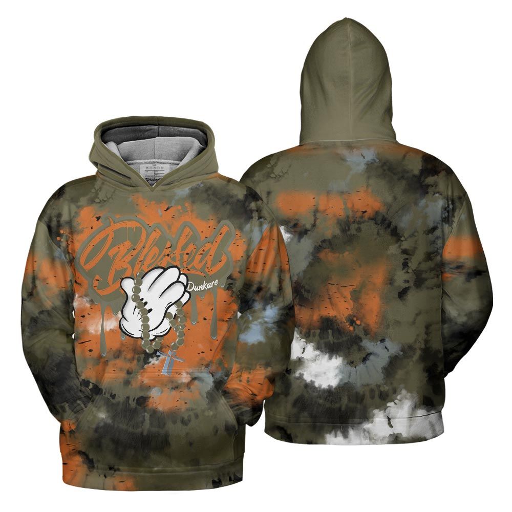 Hoodie To Match Olive 5s Hoodie, God Blessed Dripping Hoodie Outfit 903 NCT