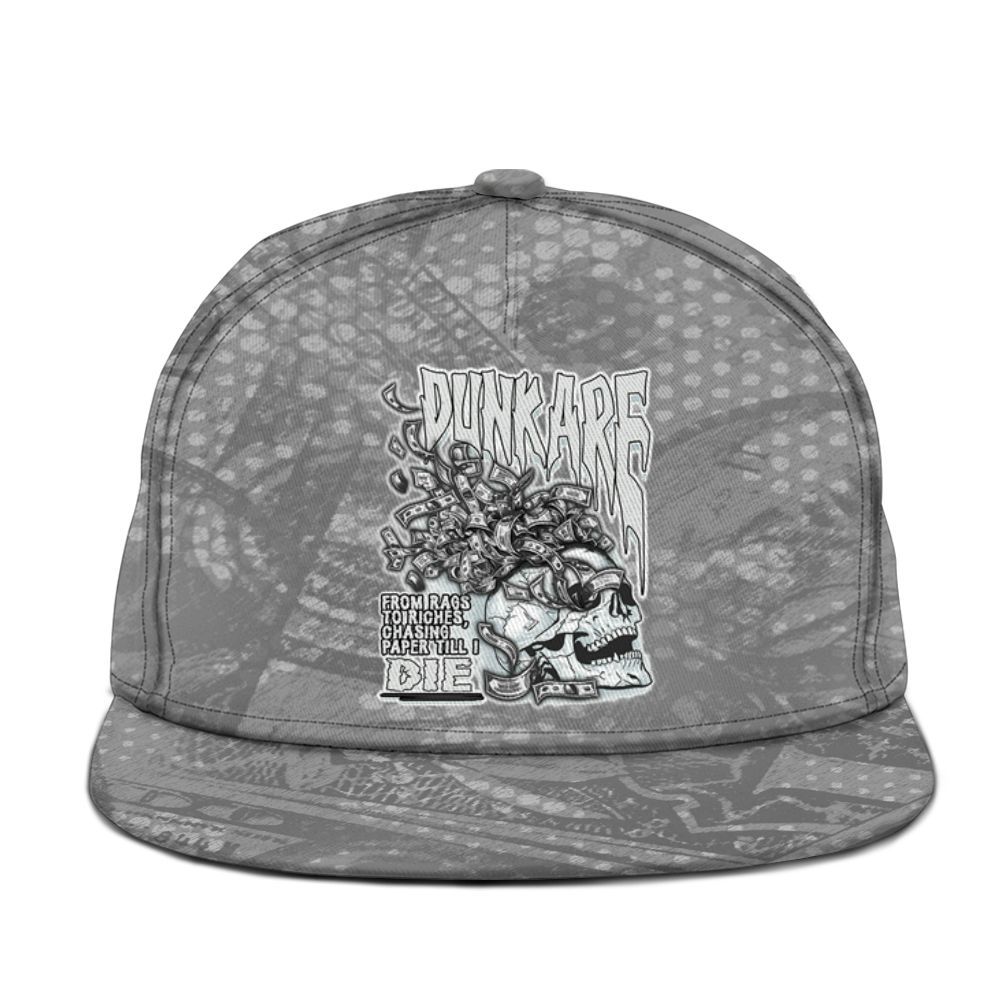 Snapback To Match Black Wolf Grey 12s - From Rags To Riches Graphic