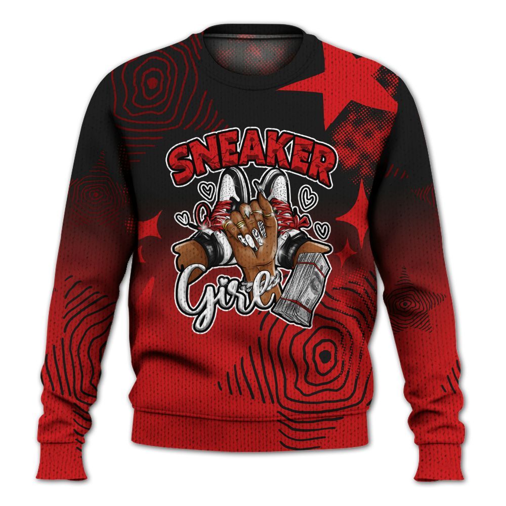 Knitted Sweater To Match Low Bred 11s - Sneakerz Girlz Unique Starz