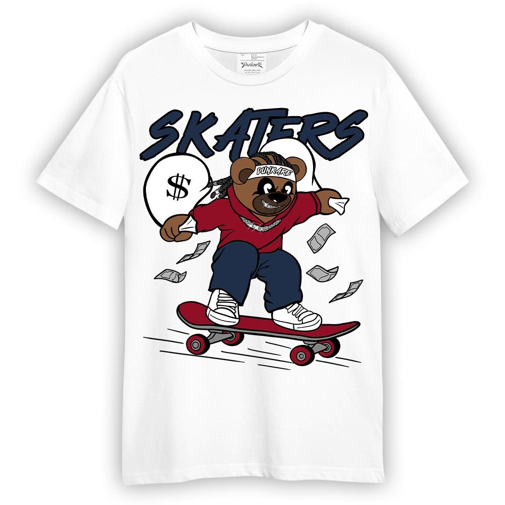 Shirt To Match Retro Navy Blue 2024 6s - Skaters Bear Shirt Unisex
