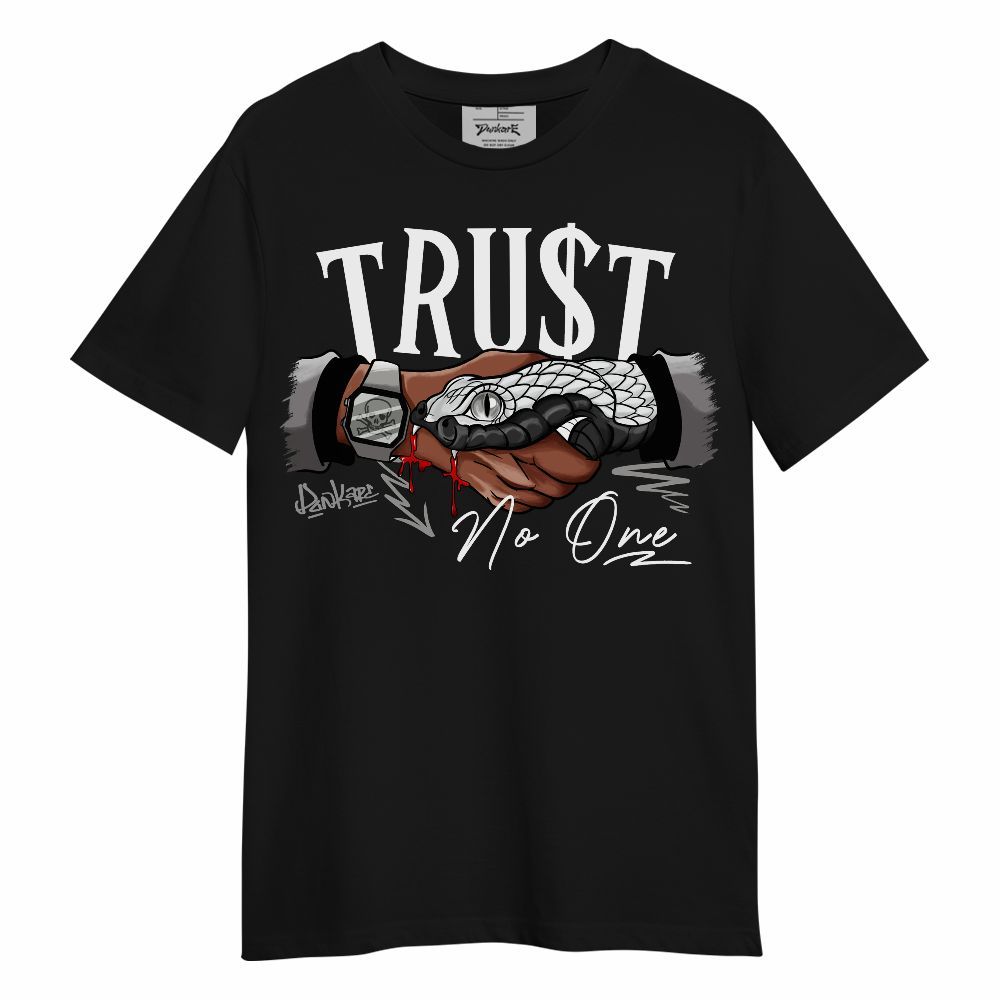 Shirt To Match OG Steel Grey 10s - Snake Trust No One Graphic