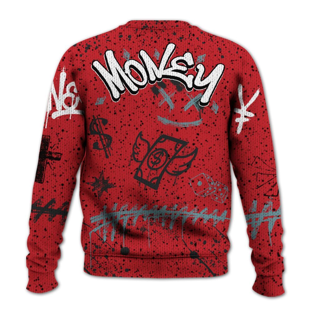 Sweater To Match Retro Halloween 5s - Everybody Paid In Full Crayon Graphic