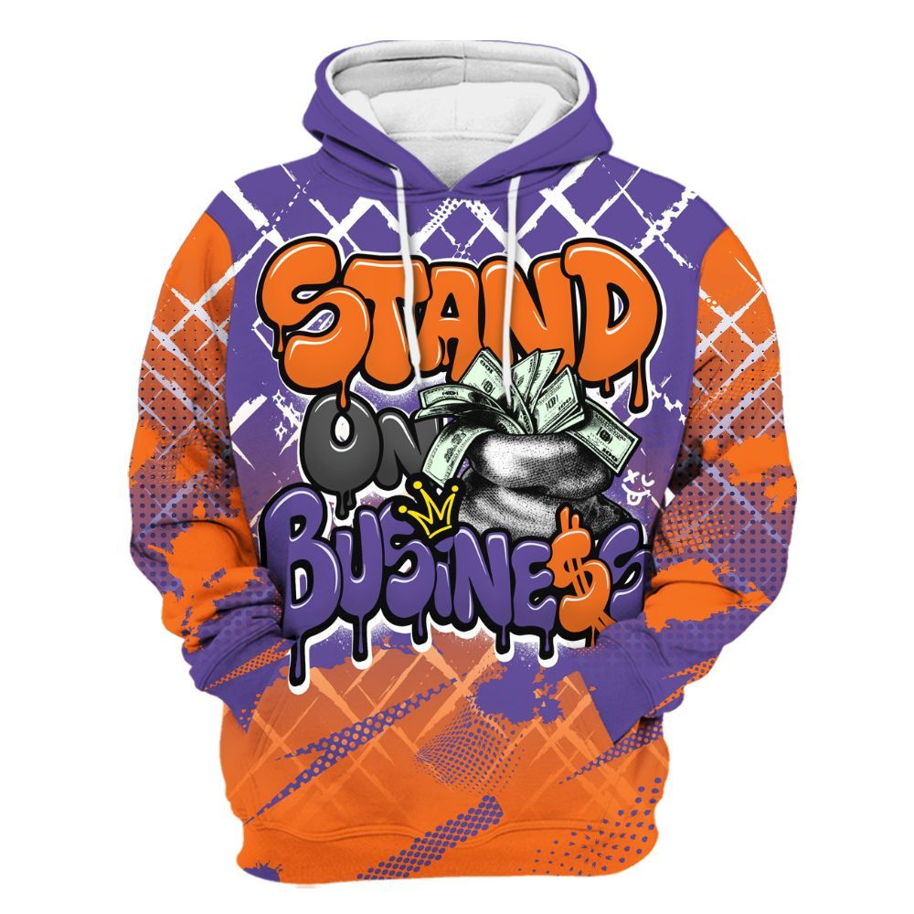 Hoodie To Match Air Max Waffle SP Voltage Purple - Halftone Stand Business Dripping All Over Print