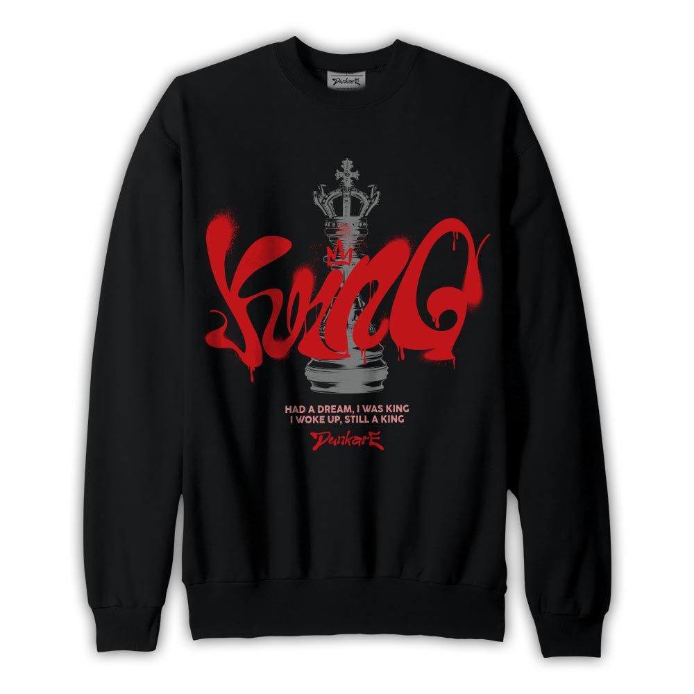 Sweatshirt To match Bred Reimagined 4s Sweatshirt - Graffiti Chess King Graphic 0205 NMP