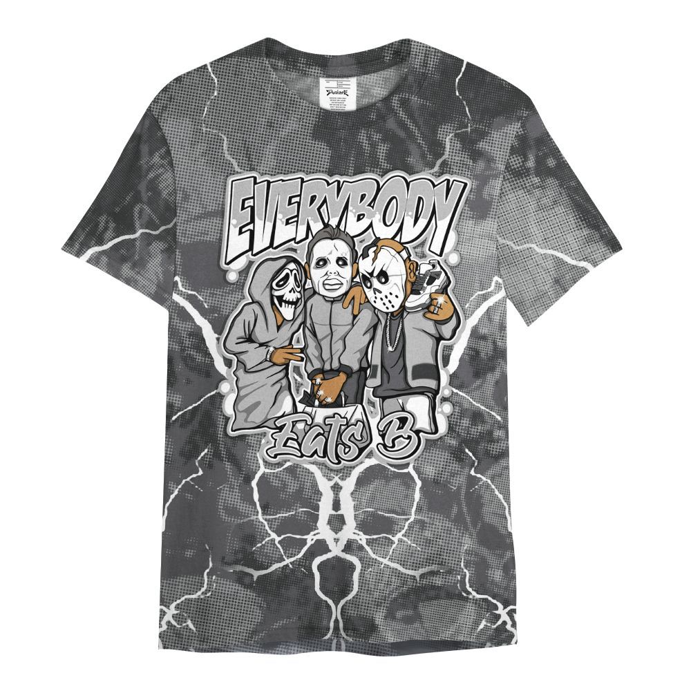 Shirt To Match White Thunder 4s - Everybody Eatin B Graphic Halloween All Over Print