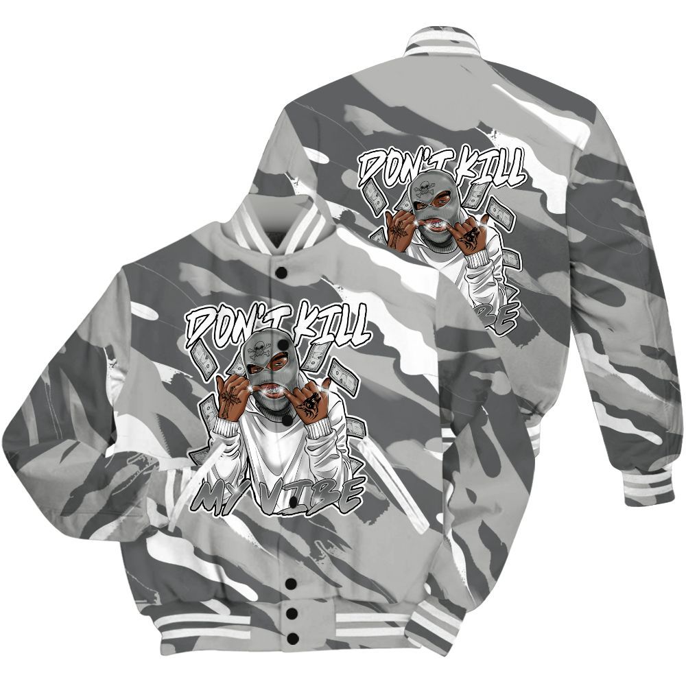 Varsity Jacket To Match Retro Wet Cement 4s Shirt - Vibe.Unique Colored All Over Print