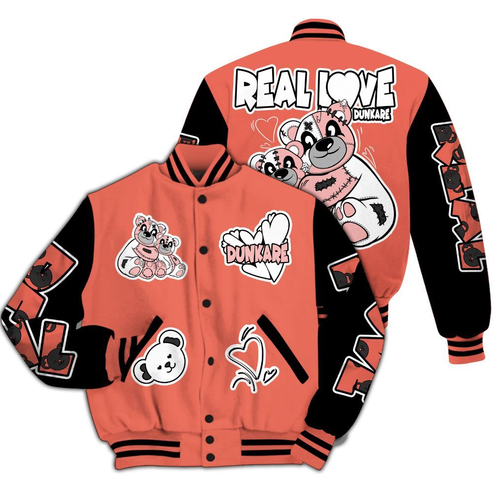 Varsity Jacket To Match Low OG PSG 1s - Sincere Fondness Bear All Over Print