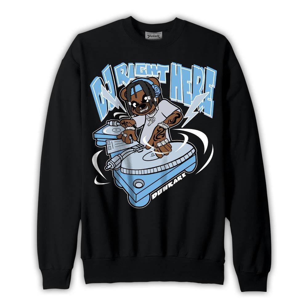 Sweatshirt To match Craft Paris 6s Sweatshirt - DJ Right Here Bear Graphic