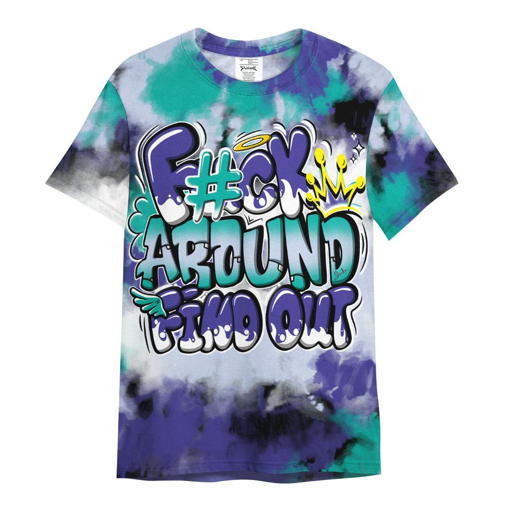 Shirt To Match Retro Grape 5s - FK Around Find Out All Over Print