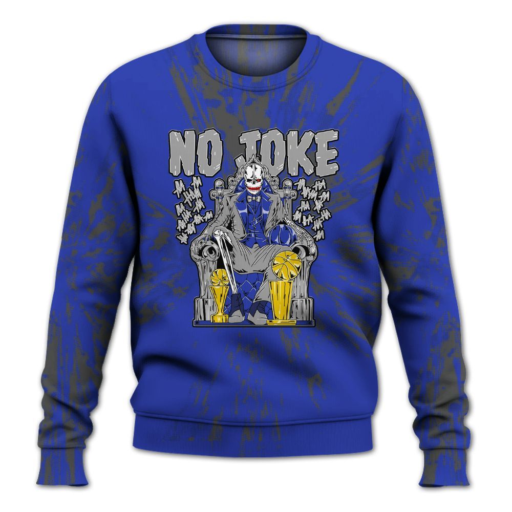 Sweatshirt To Match Air Max Plus Black Racer Blue - Ain't Joke Skeleton Luxury All Over Print