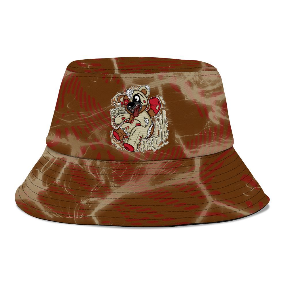 Bucket Hat To Match Archaeo Brown 5s - Havok Bear Graphic