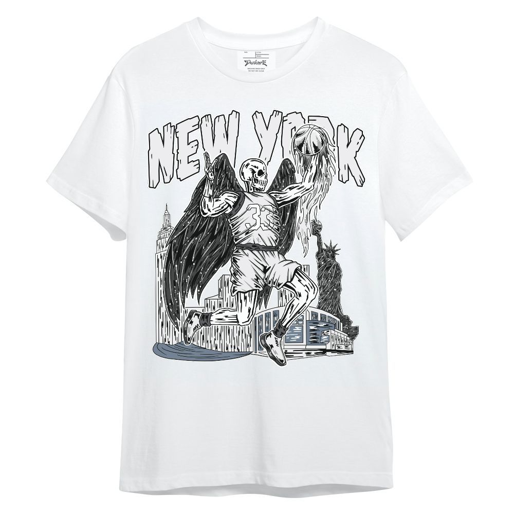 Shirt To Match Reverse Black White 6s - Ewing Era Skeleton Unisex Shirt
