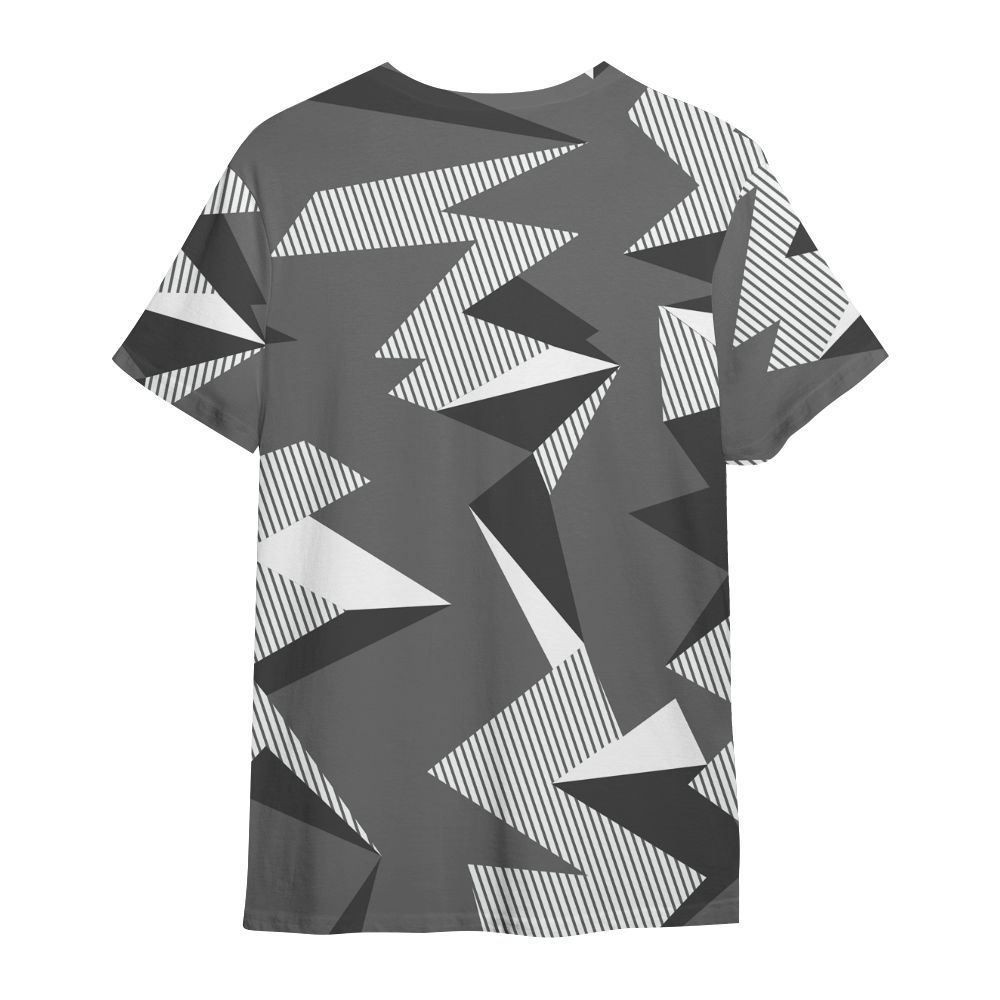 Shirt To Match Retro Stealth 12s - Geometric Camouflage Pattern All Over Print