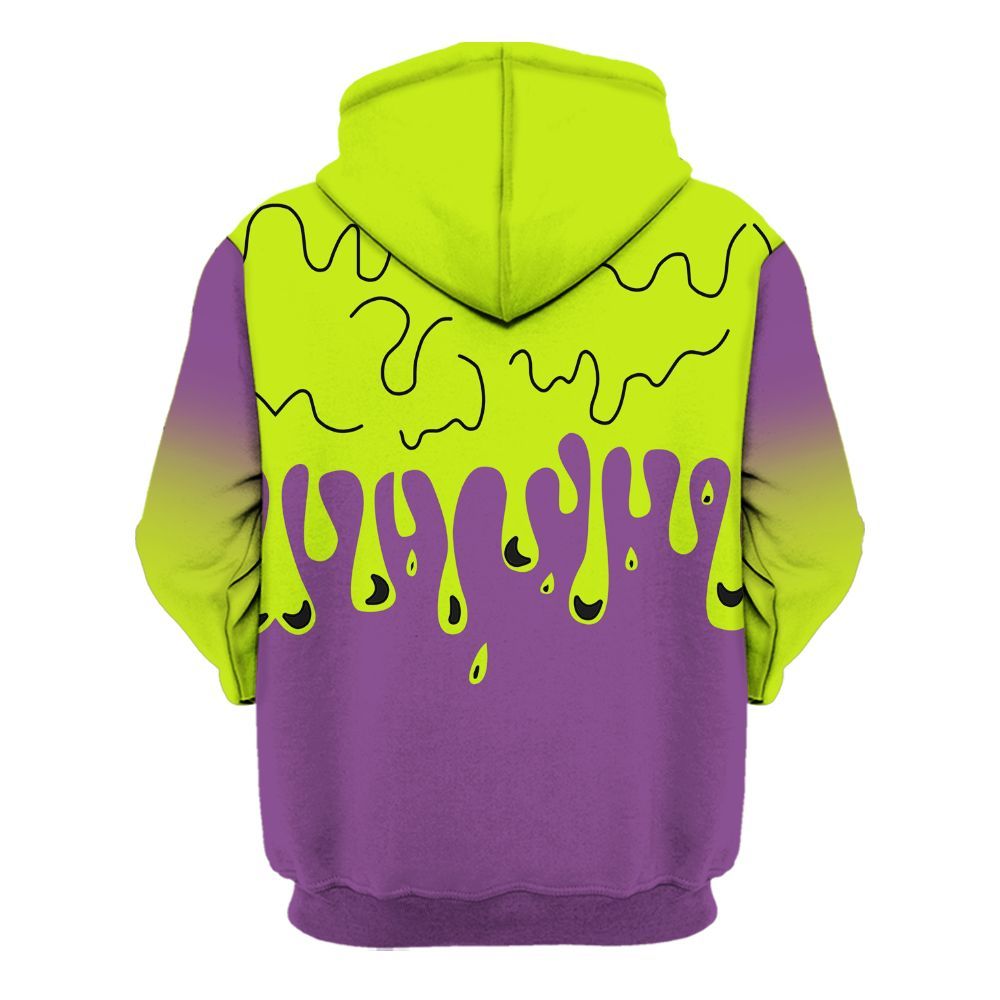 Hoodie To Match GS Black Barely Volt 11s - Snake Trust No One Drip All Over Print