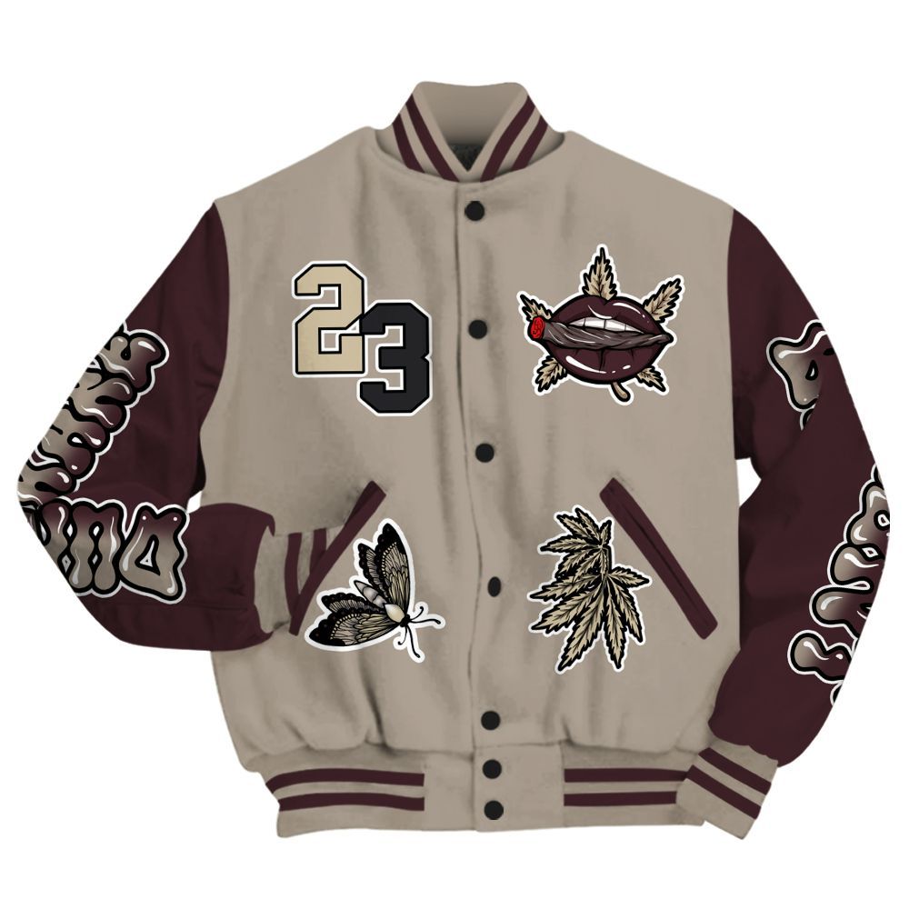 Varsity Jacket To Match AMM Retro Phantom 4s - Bluntz Unique All Over Print
