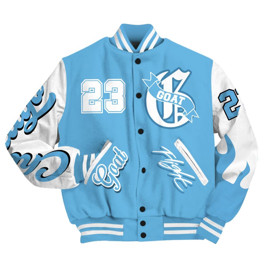 Varsity Jacket To Match Melo 12s - The G.O.A.T Flight Streetwear All Over Print