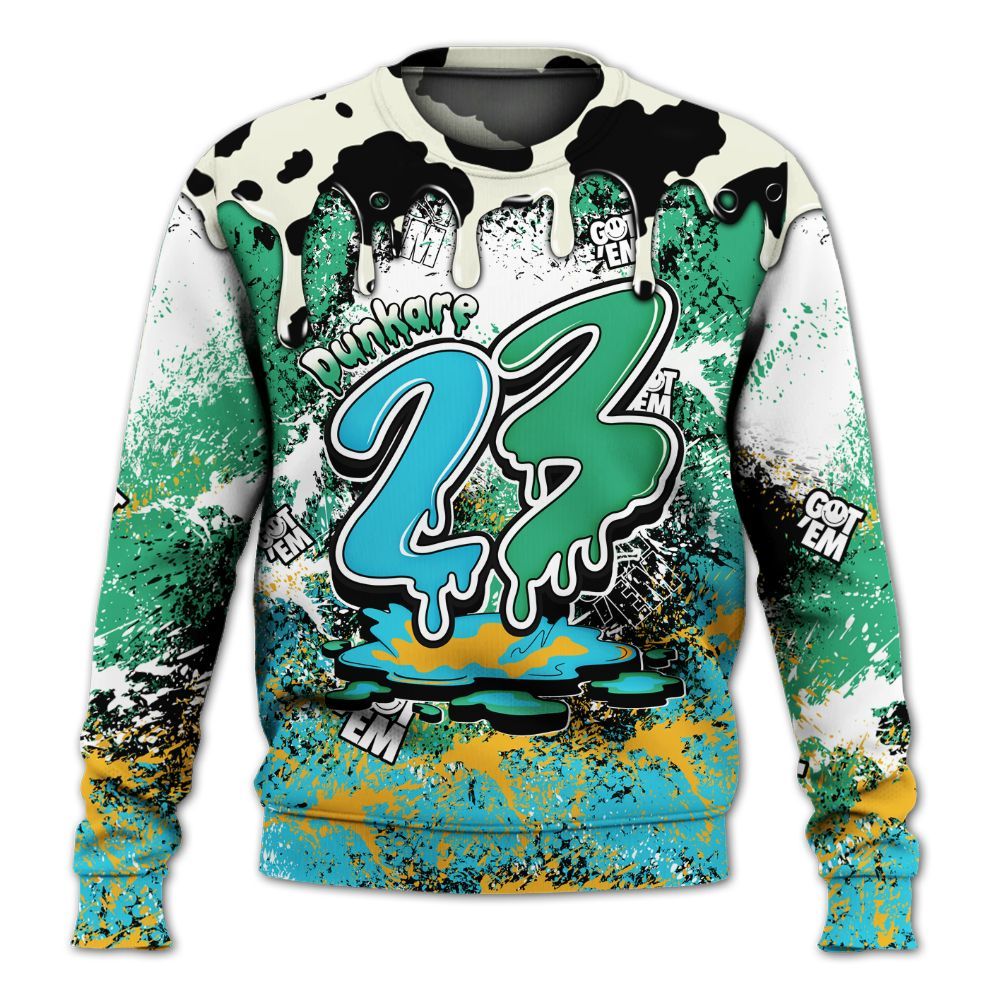 Sweatshirt To Match Dunk Chunky Dunky - Dripping 23 Drip All Over Print