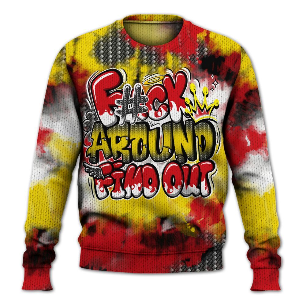 Sweater To Match Ferrari 14s - FK Around Find Out Graphic