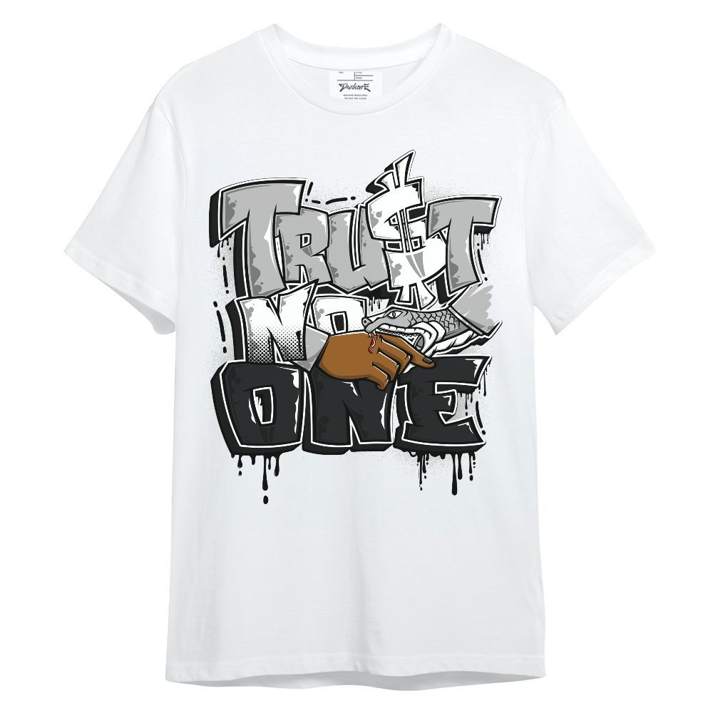 Shirt To Match Low 85 Metallic Black 1s - Trust No One Drip Unisex Shirt